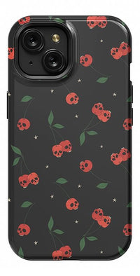 Sweet Revenge | Cherry Skulls Case Phone Case Casetry Essential + MagSafe® iPhone 15 