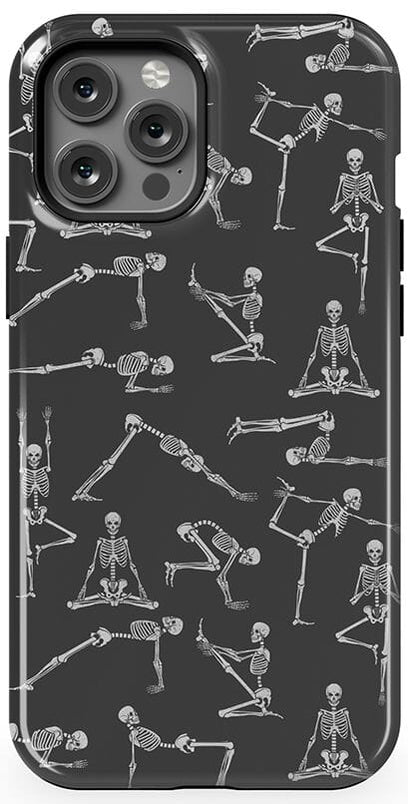 Corpse Pose | Skeleton Yoga Case Phone Case Casetry Essential + MagSafe® iPhone 12 Pro Max 