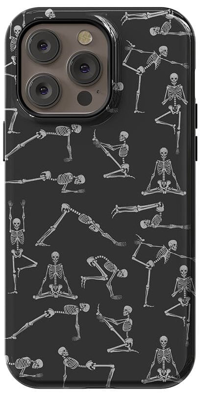 Corpse Pose | Skeleton Yoga Case Phone Case Casetry Essential + MagSafe® iPhone 14 Pro Max 