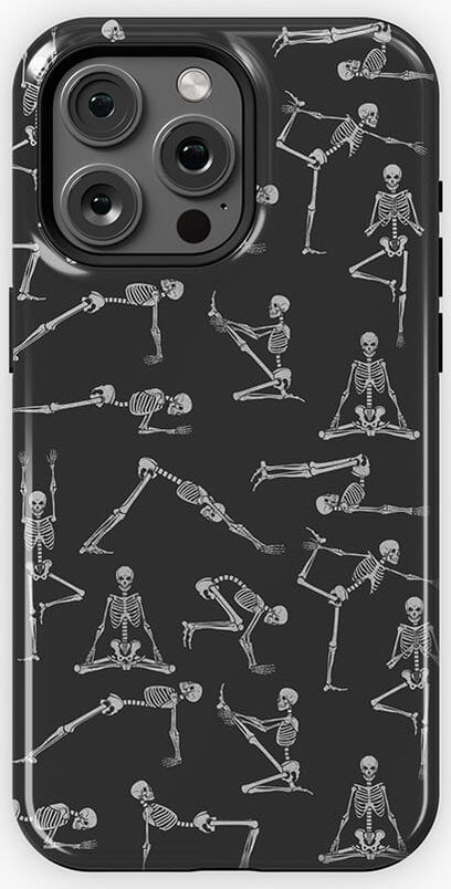 Corpse Pose | Skeleton Yoga Case Phone Case Casetry 