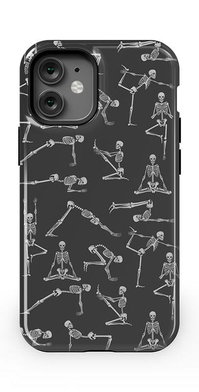 Corpse Pose | Skeleton Yoga Case Phone Case Casetry Essential + MagSafe® iPhone 12 Mini 