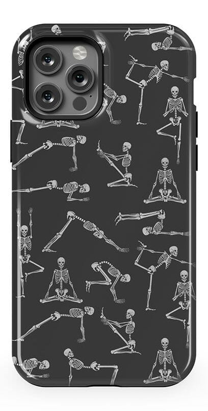 Corpse Pose | Skeleton Yoga Case Phone Case Casetry Essential + MagSafe® iPhone 12 Pro 