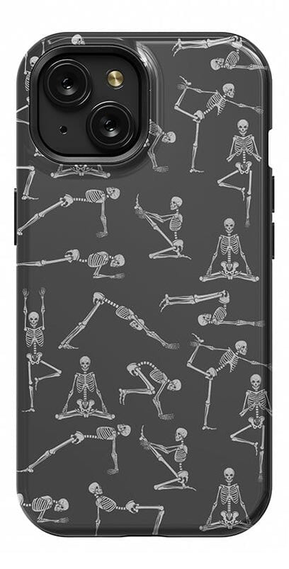 Corpse Pose | Skeleton Yoga Case Phone Case Casetry Essential + MagSafe® iPhone 15 