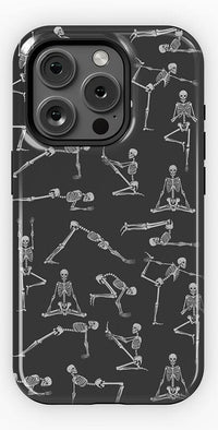 Corpse Pose | Skeleton Yoga Case Phone Case Casetry Essential + MagSafe® iPhone 15 Pro 