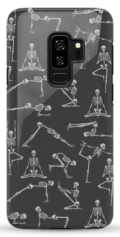 Corpse Pose | Skeleton Yoga Case Phone Case Casetry Essential Galaxy S9 Plus 