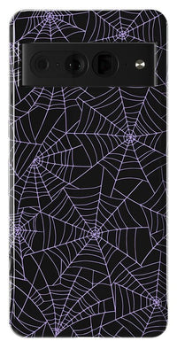 Midnight Web | Spider Web Case Phone Case Casetry Essential Google Pixel 7 Pro 