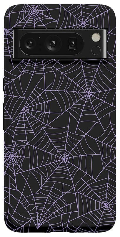 Midnight Web | Spider Web Case Phone Case Casetry Essential Google Pixel 8 Pro 