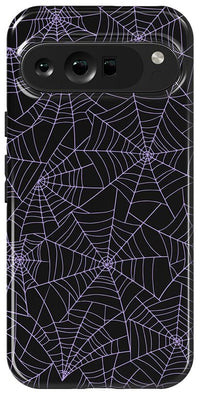 Midnight Web | Spider Web Case Phone Case Casetry Essential Google Pixel 9 Pro XL 