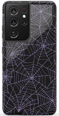 Midnight Web | Spider Web Case Phone Case Casetry Essential Galaxy S21 Ultra 