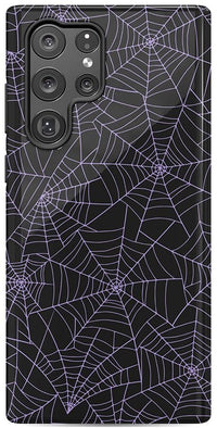 Midnight Web | Spider Web Case Phone Case Casetry Essential Galaxy S22 Ultra 