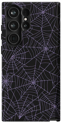 Midnight Web | Spider Web Case Phone Case Casetry Essential Galaxy S23 Ultra 