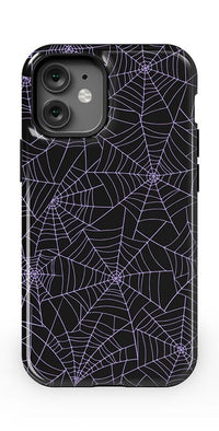 Midnight Web | Spider Web Case Phone Case Casetry Essential + MagSafe® iPhone 12 Mini 