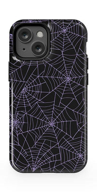 Midnight Web | Spider Web Case Phone Case Casetry Essential + MagSafe® iPhone 13 Mini 