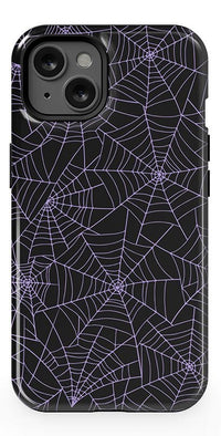 Midnight Web | Spider Web Case Phone Case Casetry Essential + MagSafe® iPhone 13 