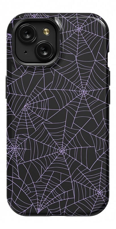 Midnight Web | Spider Web Case Phone Case Casetry Essential + MagSafe® iPhone 15 