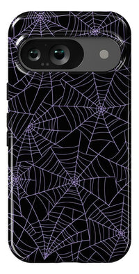 Midnight Web | Spider Web Case Phone Case Casetry Essential Google Pixel 9 