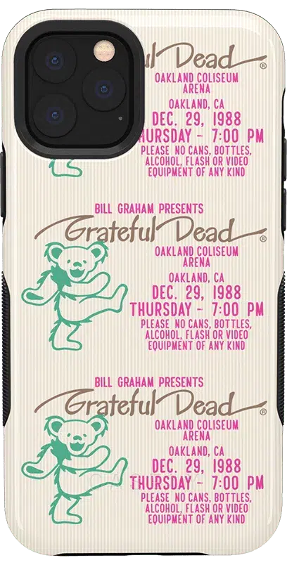 Miracle Ticket | Grateful Dead Vintage Case iPhone Case get.casely Bold iPhone 11 Pro Max 