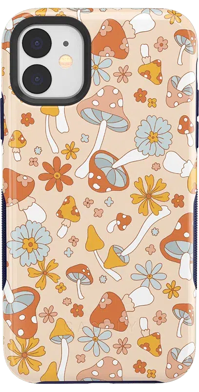 Mushroom Magic | Retro Floral Case iPhone Case get.casely Bold iPhone 11 