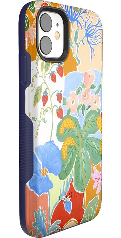 Botanical Blooms | Floral Patchwork Case iPhone Case get.casely 