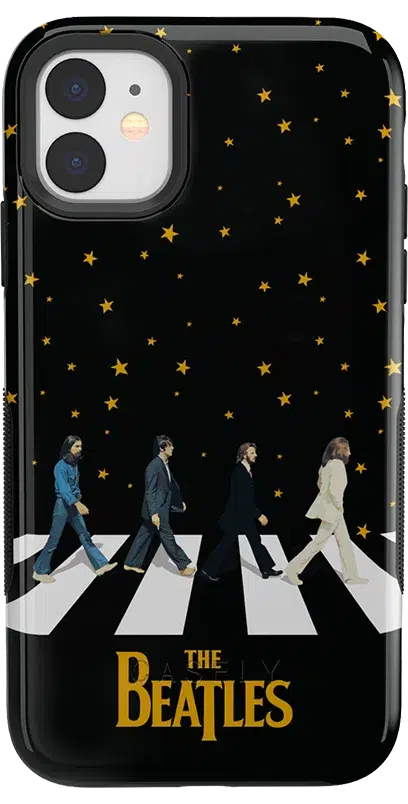 Night Walk | The Beatles Abbey Road Dual Image Case iPhone Case get.casely 