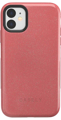 Starfish Wishes | Coral Pink Shimmer Case iPhone Case get.casely Bold iPhone 11 