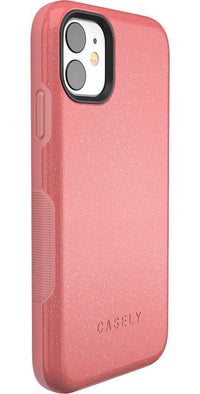 Starfish Wishes | Coral Pink Shimmer Case iPhone Case get.casely 