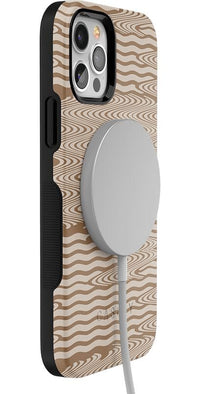 Mocha Ripple | Brown Waves Case iPhone Case get.casely 