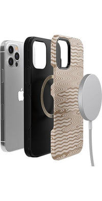 Mocha Ripple | Brown Waves Case iPhone Case get.casely 