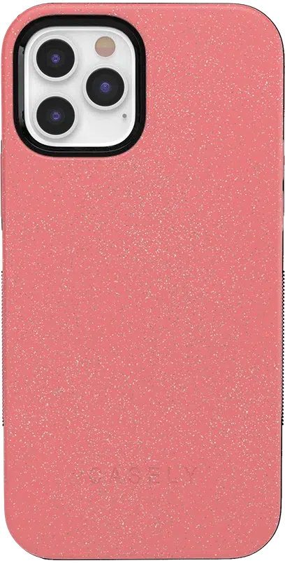 Starfish Wishes | Coral Pink Shimmer Case iPhone Case get.casely Bold + MagSafe® iPhone 12 Pro Max 