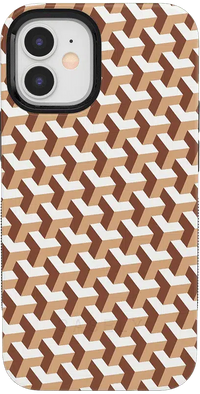 Step It Up | Abstract Geo Case iPhone Case get.casely Bold + MagSafe® iPhone 12 