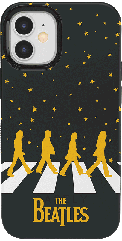 Night Walk | The Beatles Abbey Road Dual Image Case iPhone Case get.casely Bold + MagSafe® iPhone 12 