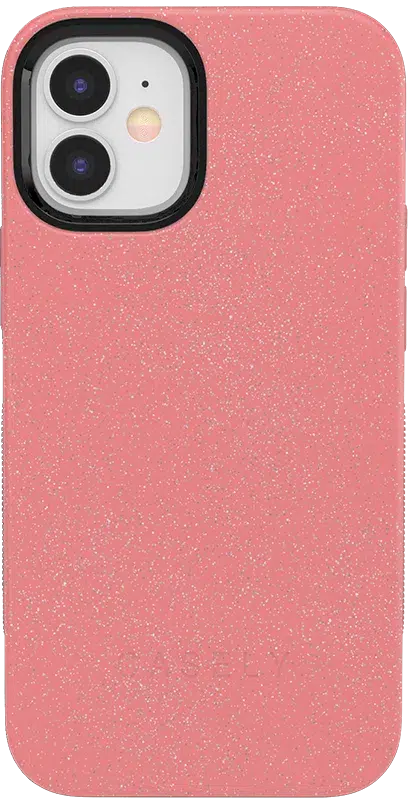 Starfish Wishes | Coral Pink Shimmer Case iPhone Case get.casely Bold + MagSafe® iPhone 12 