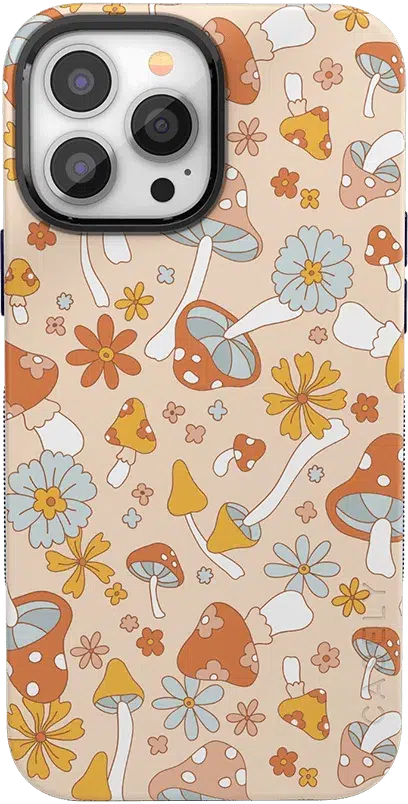 Mushroom Magic | Retro Floral Case iPhone Case get.casely Bold + MagSafe® iPhone 13 Pro Max 