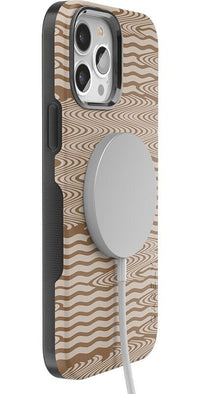 Mocha Ripple | Brown Waves Case iPhone Case get.casely 