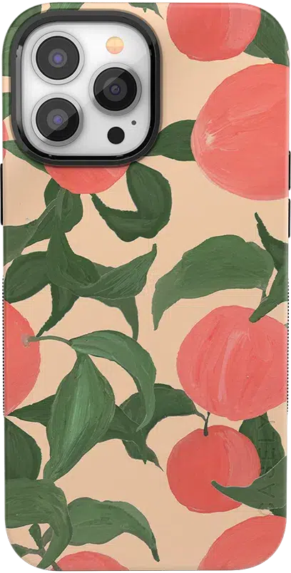 Feeling Peachy | Blush Vines Case iPhone Case get.casely Bold + MagSafe® iPhone 13 Pro Max 