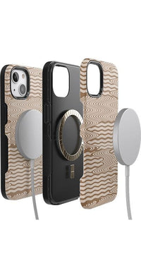 Mocha Ripple | Brown Waves Case iPhone Case get.casely 