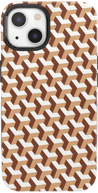 Step It Up | Abstract Geo Case iPhone Case get.casely Bold + MagSafe® iPhone 13 