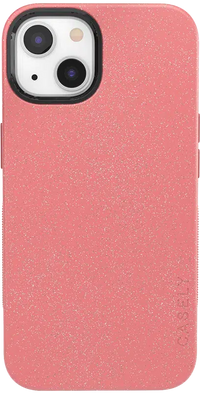Starfish Wishes | Coral Pink Shimmer Case iPhone Case get.casely Bold + MagSafe® iPhone 13 