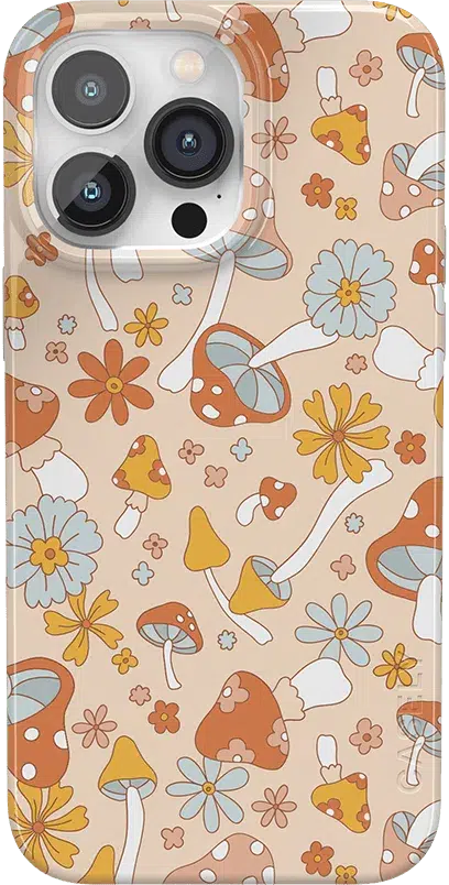 Mushroom Magic | Retro Floral Case iPhone Case get.casely Classic + MagSafe® iPhone 14 Pro Max 
