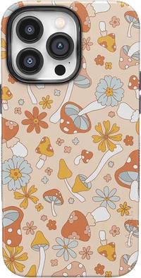 Mushroom Magic | Retro Floral Case iPhone Case get.casely Bold + MagSafe® iPhone 14 Pro Max 