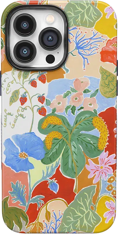 Botanical Blooms | Floral Patchwork Case iPhone Case get.casely Bold + MagSafe® iPhone 14 Pro Max