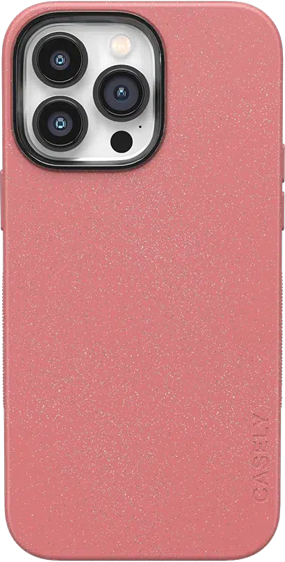Starfish Wishes | Coral Pink Shimmer Case iPhone Case get.casely Bold + MagSafe® iPhone 14 Pro Max 