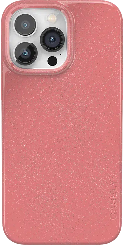 Starfish Wishes | Coral Pink Shimmer Case iPhone Case get.casely Classic + MagSafe® iPhone 14 Pro Max 