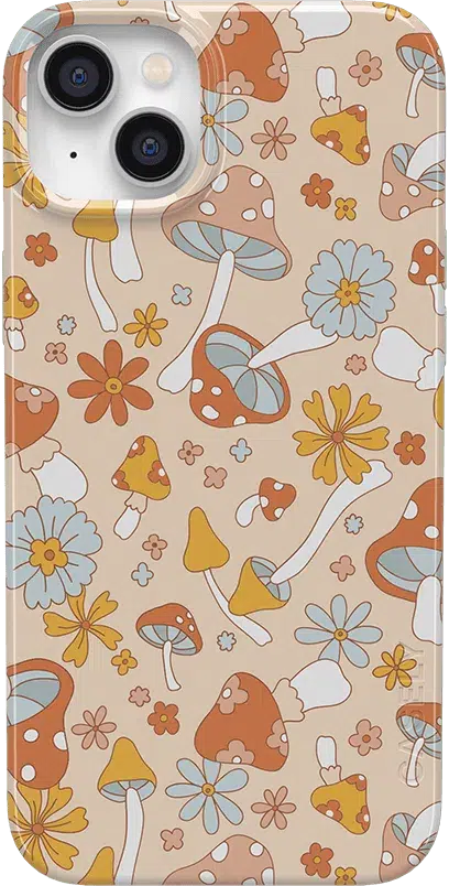 Mushroom Magic | Retro Floral Case iPhone Case get.casely Classic + MagSafe® iPhone 14 Plus 
