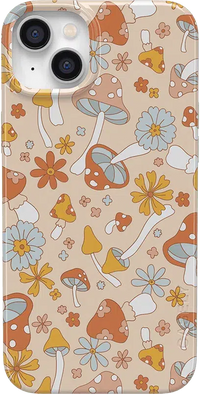 Mushroom Magic | Retro Floral Case iPhone Case get.casely Classic + MagSafe® iPhone 14 Plus 