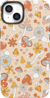 Mushroom Magic | Retro Floral Case iPhone Case get.casely Bold + MagSafe® iPhone 14 Plus 