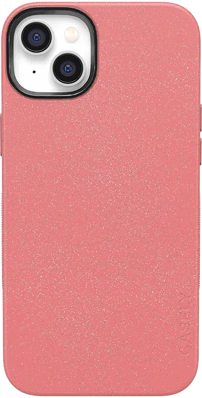 Starfish Wishes | Coral Pink Shimmer Case iPhone Case get.casely Bold + MagSafe® iPhone 14 Plus 