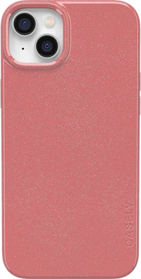 Starfish Wishes | Coral Pink Shimmer Case iPhone Case get.casely Classic + MagSafe® iPhone 14 Plus 