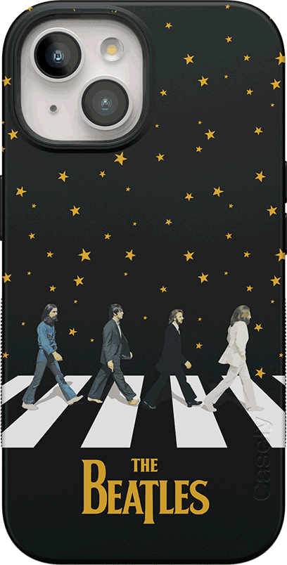 Night Walk | The Beatles Abbey Road Dual Image Case iPhone Case get.casely Bold + MagSafe® iPhone 15 Plus 
