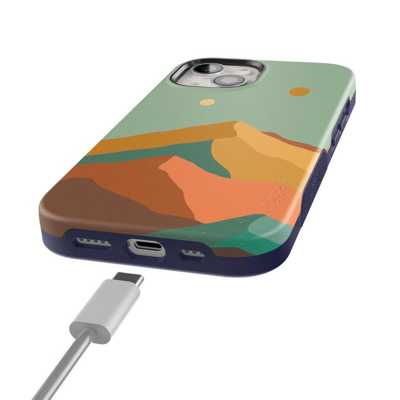 Endless Peaks | Colorblock Mountain Case iPhone Case get.casely